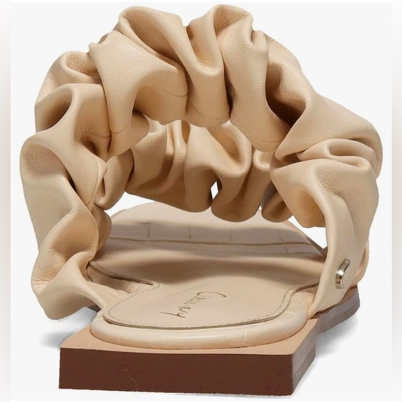 Circus NY by Sam Edelman Women's Iggy Ruffled Strap Slide Sandal Ivory US 5M NIB - Picture 5 of 14